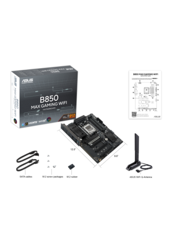ASUS B850 MAX GAMING WIFI AMD B850 Zócalo AM5 ATX