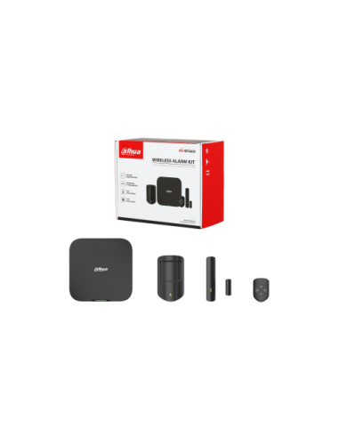(DHI-ART-ARC3800H-03-CAM-FW2(868)-B-V3) DAHUA ALARMAS KIT DE ALARMA 4G, INCLUYE PANEL DE CONTROL DE 150 DISPOSITIVOS VIA RADIO, 