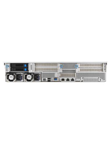 ASUS RS521A-E12-RS24U Socket SP5 Bastidor (2U) Negro, Plata