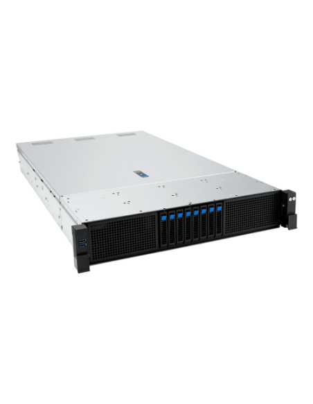 ASUS RS720A-E13-RS8G Socket SP5 Bastidor (2U) Negro, Plata