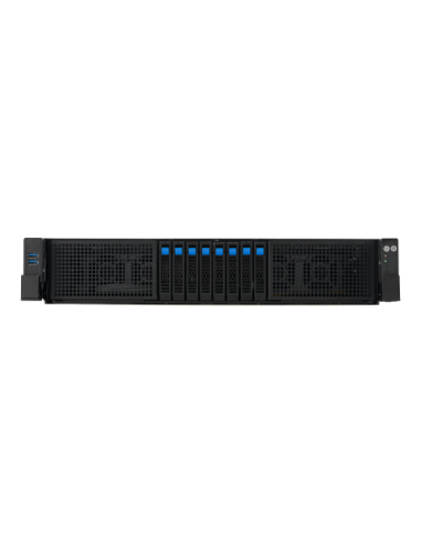 ASUS RS720A-E13-RS8G Socket SP5 Bastidor (2U) Negro, Plata
