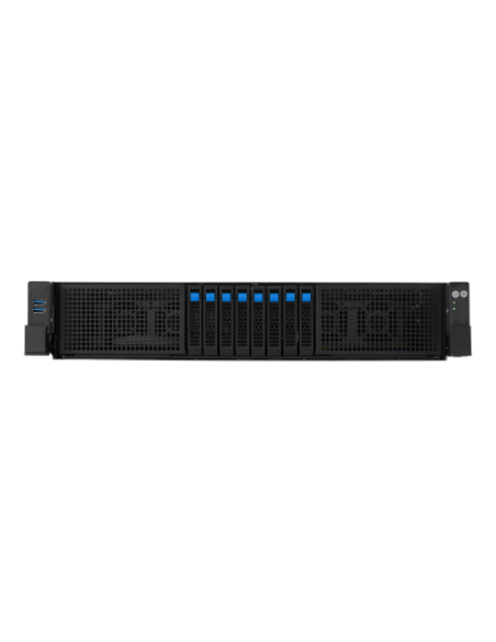 ASUS RS720A-E13-RS8G Socket SP5 Bastidor (2U) Negro, Plata