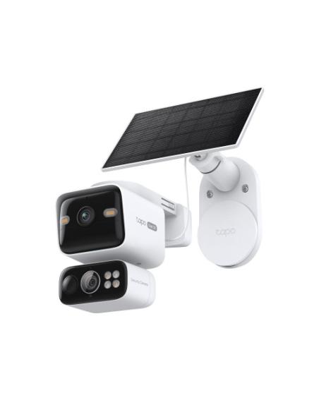 TP-LINK TAPO C645D KIT SOLAR-POWERED DUAL-LENS PAN/TILT SECURITY CAMERA KIT SPEC:2K 3MP(2304×1296)&2K 3MP(2304×1296), 2.4 G&5GHZ