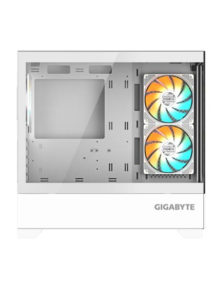 CAJA MICRO-ATX SEMITORRE GIGABYTE AORUS C201W ICE PANORAMICA GLASS USB 3.0 BLANCA