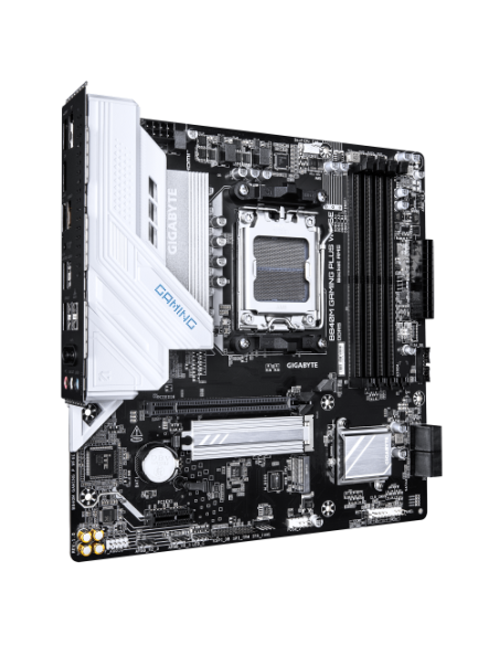 PLACA GIGABYTE B840M GAMING PLUS WIFI6E,AMD,AM5,B840,4DDR5,256GB,1HDMI+2DP,4SATA3+2M.2,GBELAN+WIFI6E+BT5.3,4USB3.2,MATX
