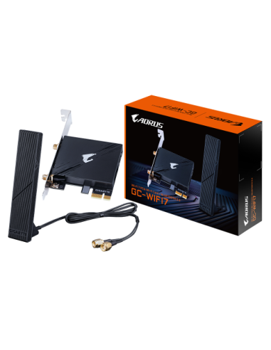 GIGABYTE GC-WIFI7 adaptador y tarjeta de red Interno WLAN / Bluetooth 5800 Mbit/s