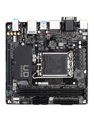 PLACA GIGABYTE H610I,INTEL,1700,H610,2DDR5,128GB,VGA+HDMI+2DP,GBLAN,4SATA3+1M.2,4USB3.2,M-ITX