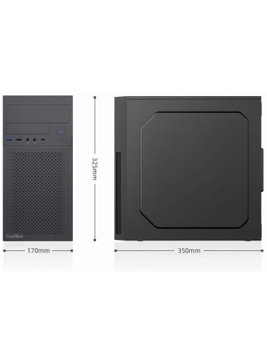 CAJA MICRO-ATX COOLBOX M680 USB-C 3.2 GEN1 USBA (FUENTE BASIC500) COO-PCM680-1