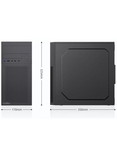 CAJA MICRO-ATX COOLBOX M680 USB-C 3.2 GEN1 USBA (FUENTE BASIC500) COO-PCM680-1