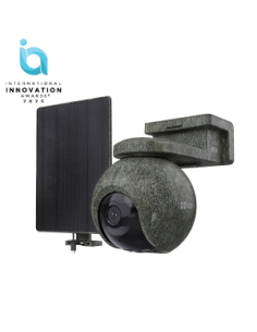 EZVIZ WIFI& 4G EB8 RARNGER CÁMARA A BATERÍA CAMUFLAJE ROTATIVA 4K PANEL SOLAR KIT