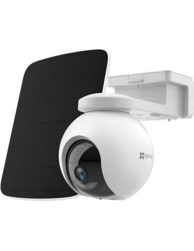 EZVIZ HB8 PRO CÁMARA A BATERÍA ROTATIVA 4K PANEL SOLAR KIT