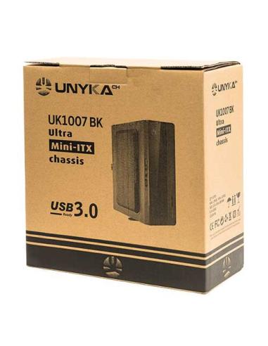CAJA MINI-ITX SOBREMESA UNYKA UK1007 USB3 52061