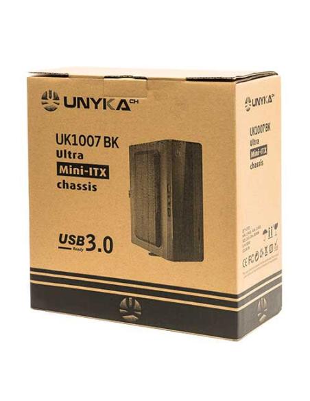 CAJA MINI-ITX SOBREMESA UNYKA UK1007 USB3 52061