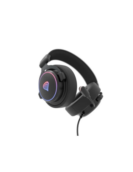 GENESIS Neon 764 Auriculares Alámbrico Diadema Juego USB tipo A Negro