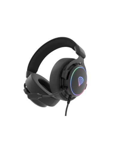GENESIS Neon 764 Auriculares Alámbrico Diadema Juego USB tipo A Negro
