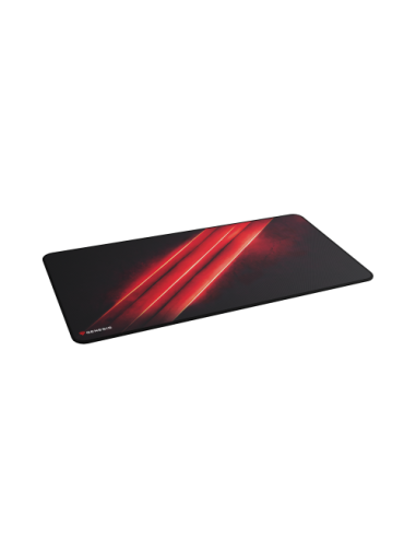GENESIS Carbon 500 Maxi Flash G2 Alfombrilla de ratón para juegos Negro, Rojo