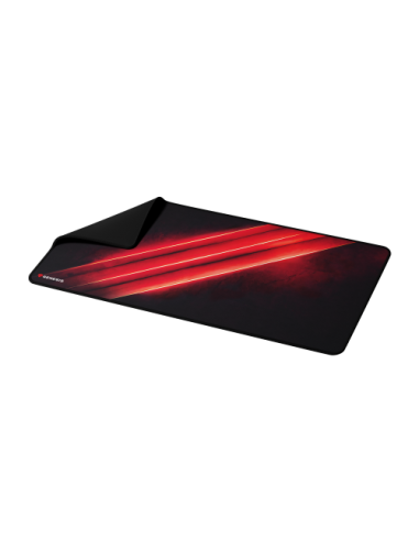 GENESIS Carbon 500 Maxi Flash G2 Alfombrilla de ratón para juegos Negro, Rojo