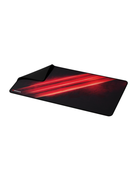 GENESIS Carbon 500 Maxi Flash G2 Alfombrilla de ratón para juegos Negro, Rojo