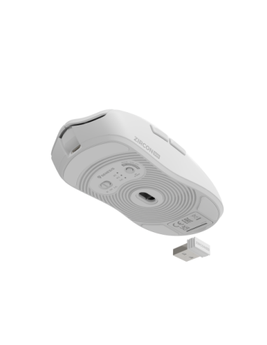 GENESIS Zircon 500 ratón Juego mano derecha RF Wireless + Bluetooth + USB Type-C Óptico 10000 DPI