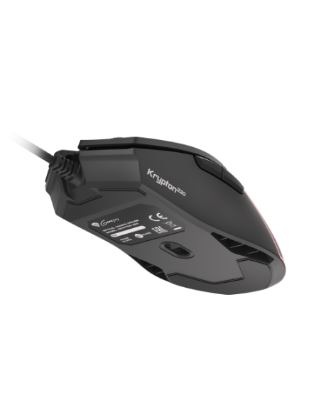 GENESIS Krypton 220 ratón Juego mano derecha USB tipo A Óptico 6400 DPI