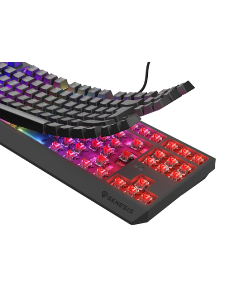 GENESIS Thor 230 TKL teclado Juego USB QWERTY Español Negro