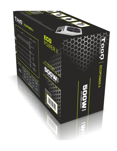 FUENTE DE ALIMENTACION ATX 500W TOOQ EP-II TQEP-500SSE