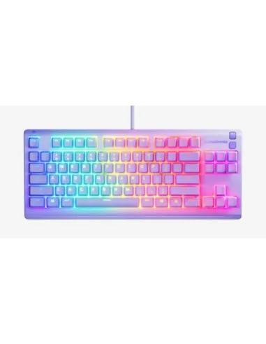 Steelseries Apex 3 TKL - US teclado Juego USB Inglés de EE. UU. Lavanda