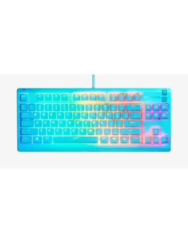 Steelseries Apex 3 TKL - US teclado Juego USB QWERTY Inglés de EE. UU. Color aguamarina