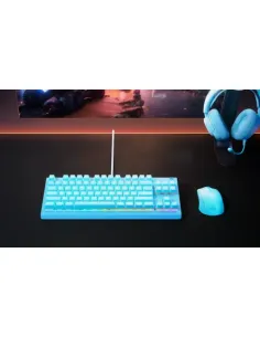 Steelseries Apex 3 TKL - US teclado Juego USB QWERTY Inglés de EE. UU. Color aguamarina 2