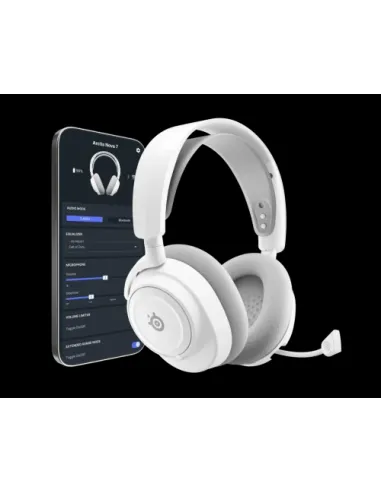 Steelseries Arctis Nova 7P Gen 2 Auriculares Inalámbrico Diadema Juego Bluetooth Blanco