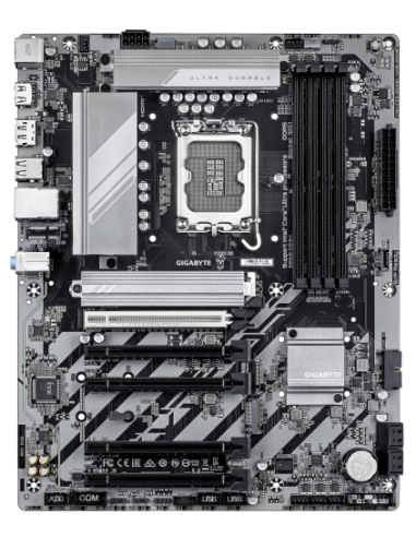 GIGABYTE B860 DS3H Placa base - CPUs Intel Core Ultra, VRM de 8+1+2+2 fases, hasta 9066MHz DDR5, 1xPCIe 5.0 + 1xPCIe 4.0 M.2, LA