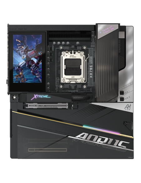 GIGABYTE X870E AORUS XTREME X3D AI TOP Placa Base - Compatible con procesadores AMD Ryzen serie 9000, VRM de 24+2+2 fases, hasta