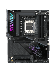GIGABYTE X870E AORUS PRO X3D Placa Base - Compatible con procesadores AMD Ryzen 9000, VRM digital de 18+2+2 fases, hasta 9000MHz 2