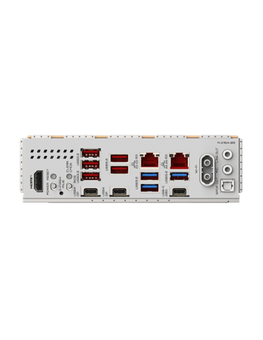 GIGABYTE X870E AERO X3D WOOD Placa Base - Compatible con procesadores AMD Ryzen 9000, VRM digital de 16+2+2 fases, hasta 9000Hz 