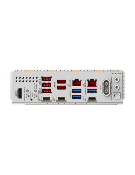 GIGABYTE X870E AERO X3D WOOD Placa Base - Compatible con procesadores AMD Ryzen 9000, VRM digital de 16+2+2 fases, hasta 9000Hz 