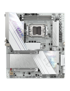 GIGABYTE X870 AORUS TACHYON ICE Placa Base – Compatible con procesadores AMD Ryzen 9000, VRM digital de 18+2+2 fases, hasta 9600 2