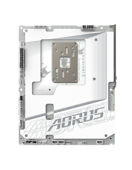 GIGABYTE B850 AORUS STEALTH ICE Placa Base – Procesadores AMD Ryzen serie 9000, VRM digital de 14+2+2 fases, hasta 8200 MHz DDR5