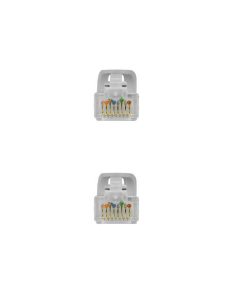 Nanocable Cable Red Latiguillo RJ45 LSZH CAT.6A UTP AWG24, Gris, 25 cm