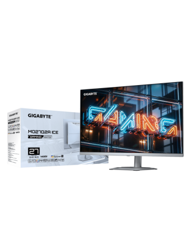 GIGABYTE MO27Q2A ICE Monitor Gaming OLED 27” 2K QHD - 2560 x 1440, 280Hz, 0.03ms, 250 cd/m², FreeSync Premium Pro, DisplayHDR Tr