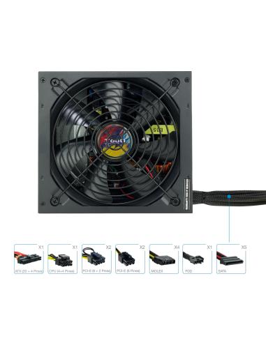 FUENTE ALIMENTACION ATX 750W TOOQ TQAPOLO-750SP