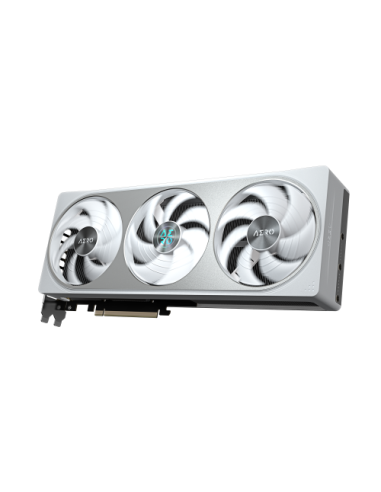 GIGABYTE GeForce RTX 5070 AERO 12G Tarjeta Gráfica – 12 GB GDDR7, 192 bits, PCI-E 5.0, 2512 MHz Frecuencia del núcleo, 3 x Displ