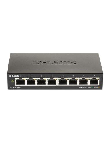 SWITCH D-LINK DGS-1100-08V2 / 8 X 10/100/1000 / GESTIONABLE