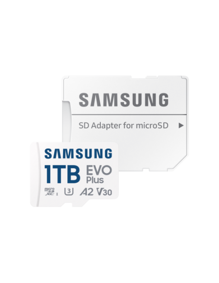 SAMSUNG MICROSD (MB-MC1T0SA/EU) EVO PLUS/1TB/CLASS 10/GARANTIA 10 AÑOS (Q3'24)