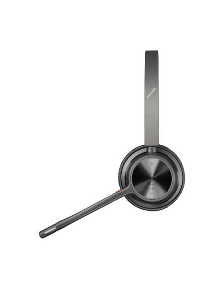HP Poly Auriculares Poly Voyager 4320 USB-C + adaptador BT700 + soporte de carga