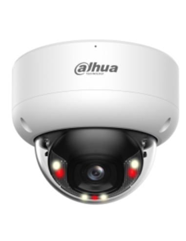 (DH-IPC-HDBW3449EP-S-IL-0280B) DAHUA CAMARA IP MINIDOMO ANTIVANDALICO SERIE 3, 4MP, IP67, IK10, SOPORTA HASTA 512GB MICRO SD, MI