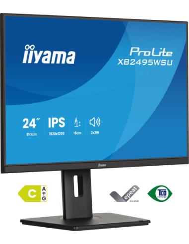 MONITOR IIYAMA, 24.1" IPS, 16:10, 1920X1200 60HZ
