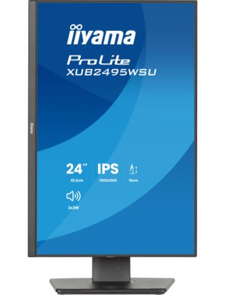 MONITOR IIYAMA, 24.1" IPS, 16:10, 1920X1200 60HZ