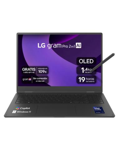 PORTATIL LG 16", CONVERTIBLE, ULTRA 7, 32GB RAM, 1TB SSD, WINDOWS 11 HOME