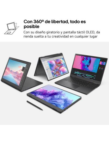 PORTATIL LG 16", CONVERTIBLE, ULTRA 7, 32GB RAM, 1TB SSD, WINDOWS 11 HOME