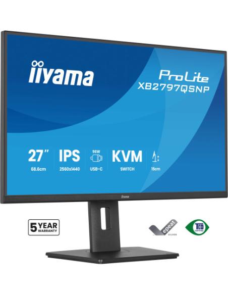 MONITOR IIYAMA 27" IPS, 4-SIDE SLIM BEZEL 2560X1440 75HZ